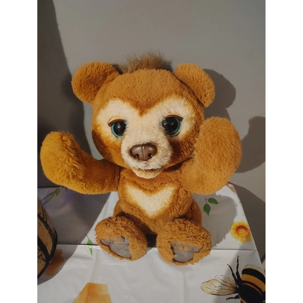 FurReal Friends Cubby the Curious Bear Interactive Plush Toy Brown Teddy Bear